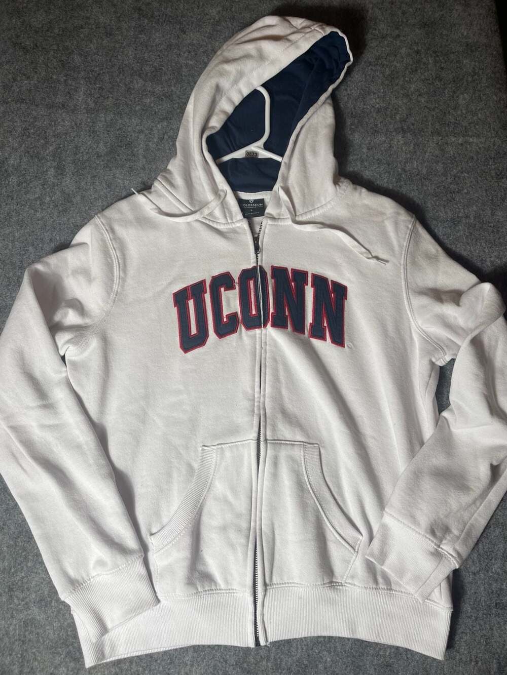Colosseum Women's UConn Huskies Arched Name Full-Zip Hoodie
